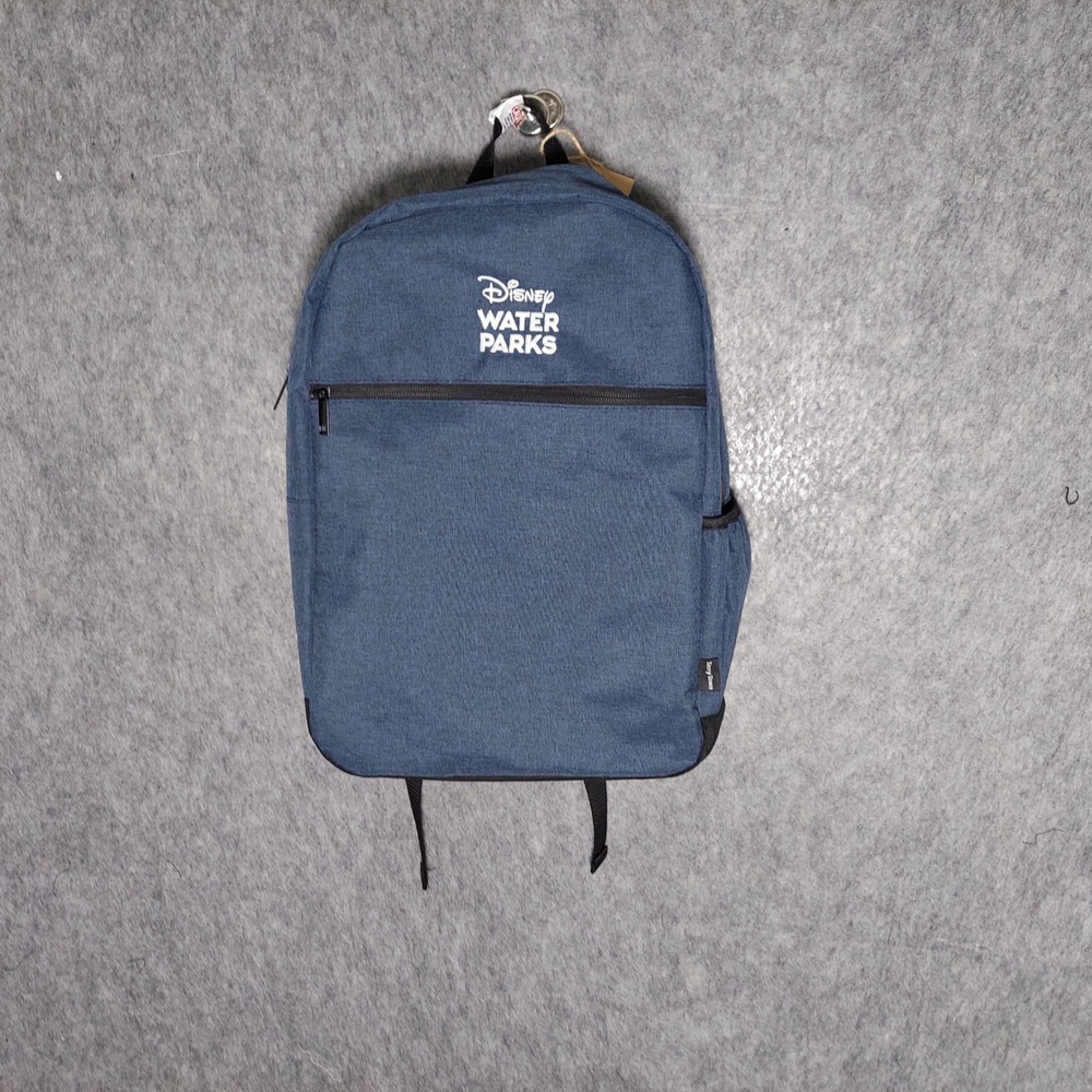 Disney Parks Backpack 16" Blue Water Parks Embroidered Logo Travel Vacation